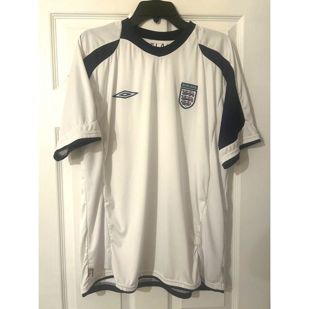 Vintage Rare Umbro England Football Soccer Jersey Kit Men's Size XL